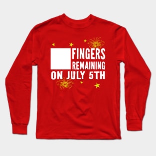 DIY Fingers Remaining Long Sleeve T-Shirt